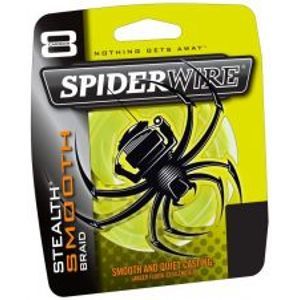 Spiderwire Splétaná šňůra Stealth Smooth 8 žlutá-Průměr 0,35 mm / Nosnost 40,8 kg / Návin 1 m