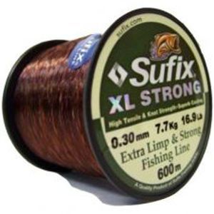 Sufix  Vlasec  XL Strong Brown-Průměr 0,35mm / Nosnost 23lb / Návin 600m