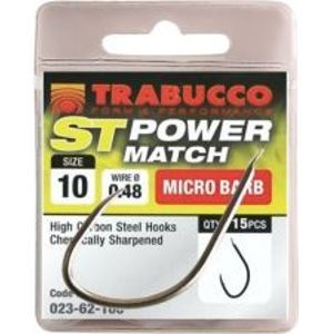 Trabucco Háčky ST Power Match 15 ks-Velikost 12