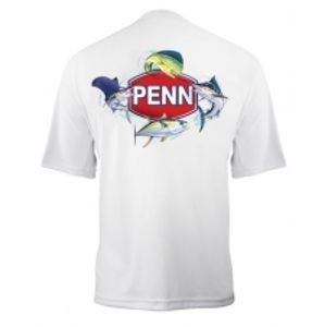 Penn Tričko PERFORMANCE SHORT SLEEVE WHITE-Velikost L